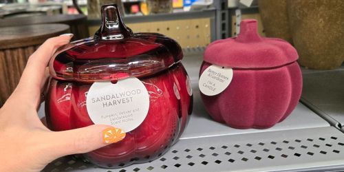 Walmart’s Glass Pumpkin Candles Double as Decor & Start Under $5