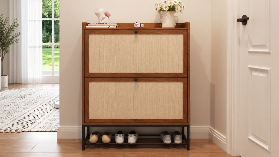 16 pair shoe cabinet