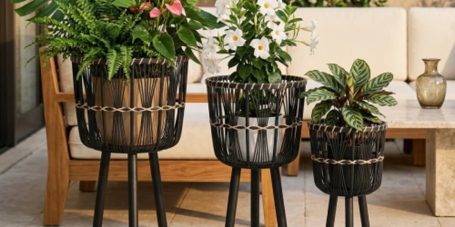 Planter Stand 3-Piece Set Only $37.99 Shipped on Wayfair.com (Reg. $104)