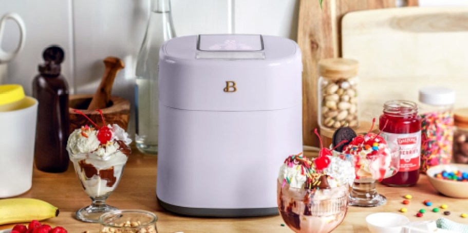WOW! Beautiful by Drew Ice Cream Maker Just $27.49 Shipped on Walmart.com (Reg. $55)