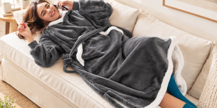 Wearable Blanket Hoodie Just $16 Shipped for Amazon Prime Members (Reg. $34)