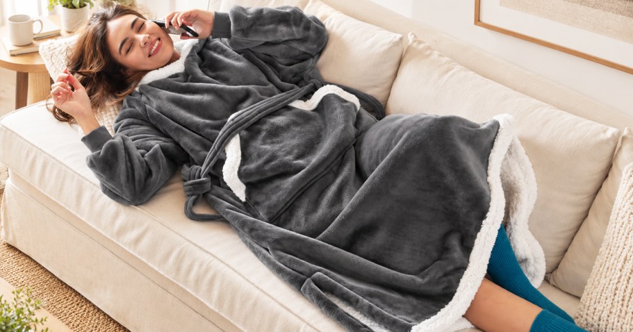 Wearable Blanket Hoodie Just $16 Shipped for Amazon Prime Members (Reg. $34)