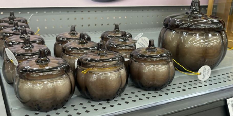 Walmart’s Glass Pumpkin Candles Double as Fall Decor & Start Under $5