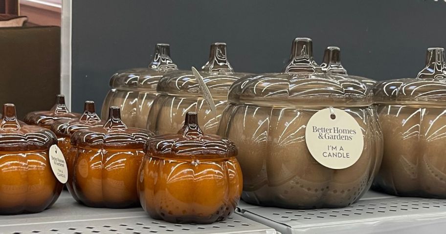Better Homes and Gardens Pumpkin Candles