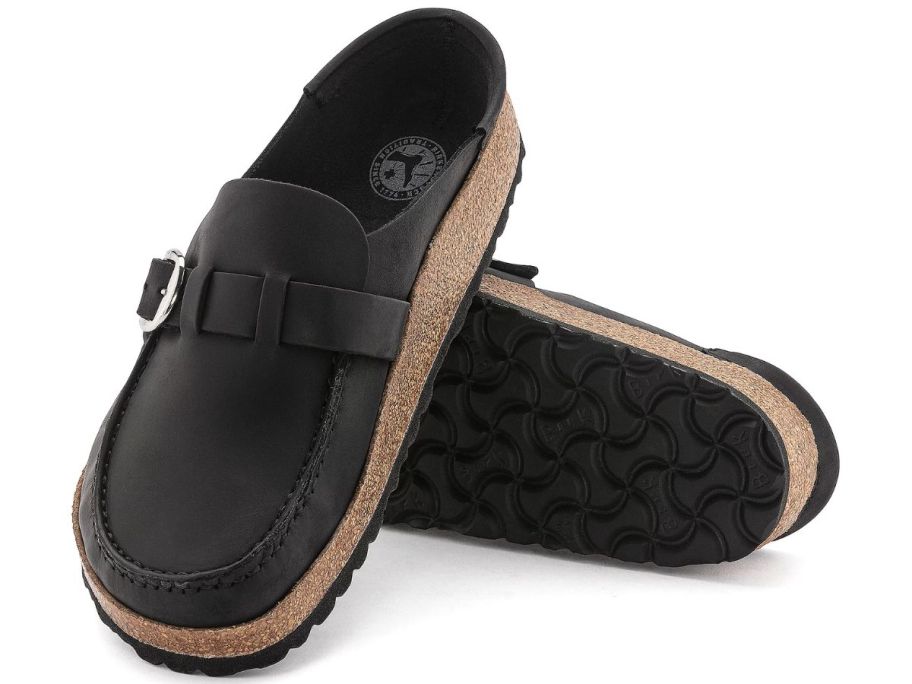 Birkenstock Buckley Oiled-Leather Clogs