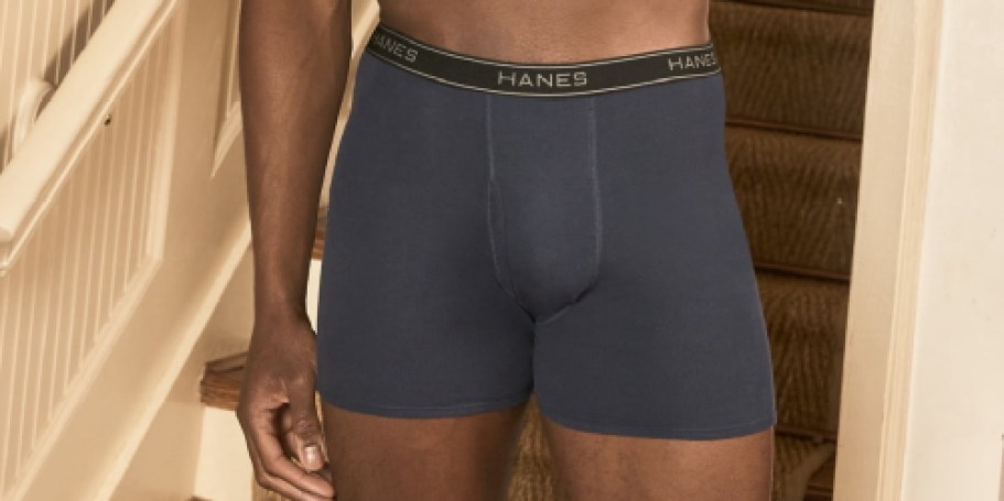Hanes Men’s Boxer Briefs 10-Pack Just $23.98 on Walmart.com (Only $2.40 Per Pair!)