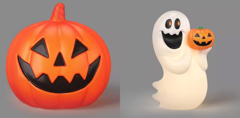 pumpkin and ghost blow molds