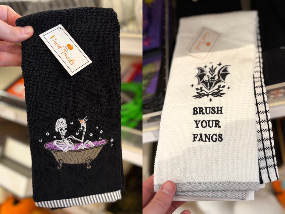 Bathroom Hand Towels Bathtub and Hand Towels Brush Your Fangs