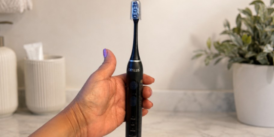 GO! Sonic Electric Toothbrush w/ 4 Brush Heads Only $5.99 on Amazon