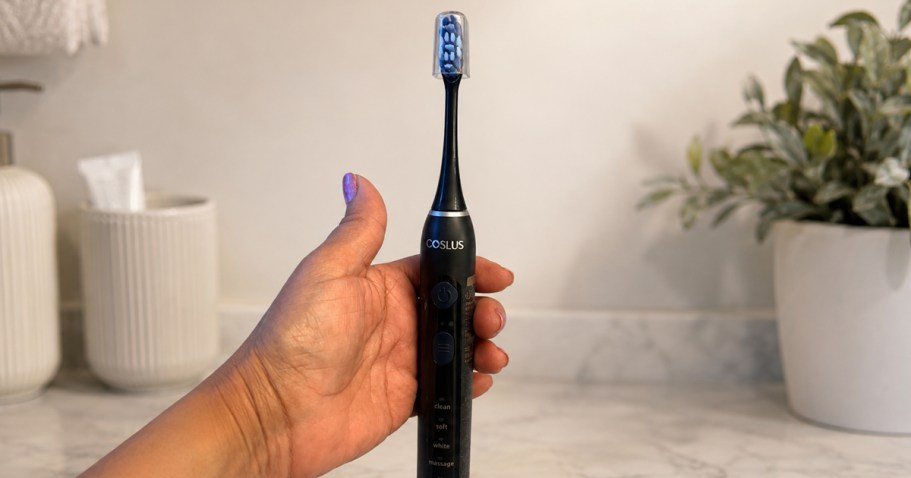 GO! Sonic Electric Toothbrush w/ 4 Brush Heads Only $5.99 on Amazon