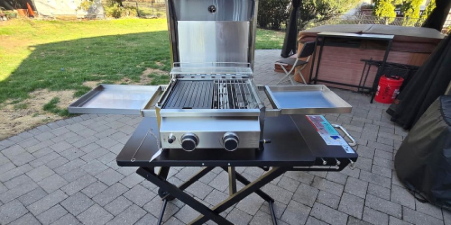 Score $65 Off This Portable 4-Burner Griddle on Amazon + Free Shipping