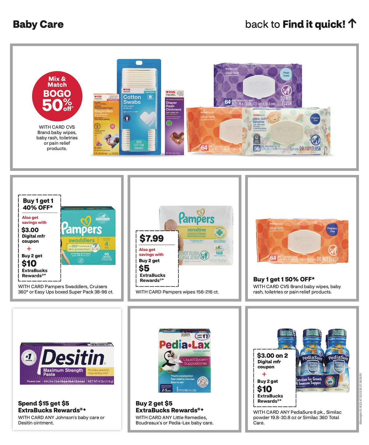page from CVS ad