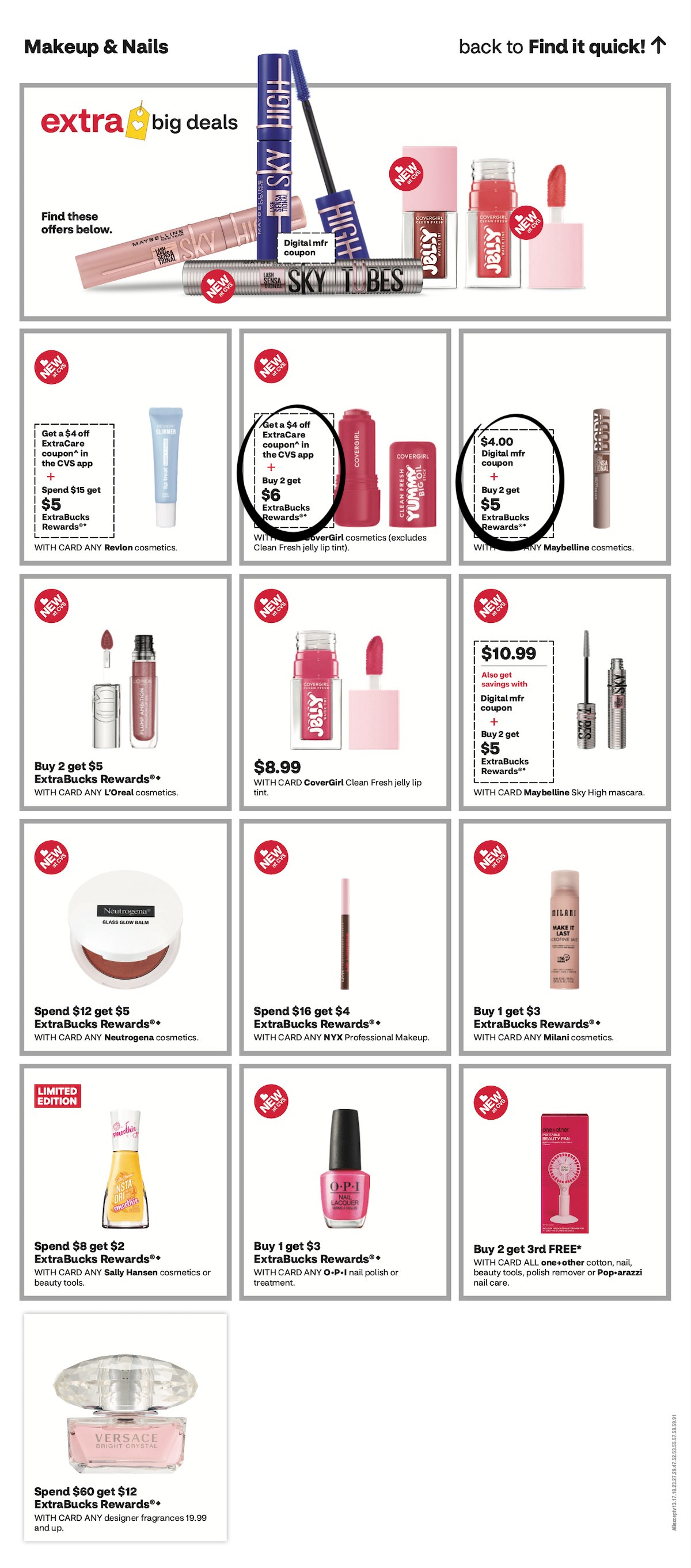 page from CVS ad