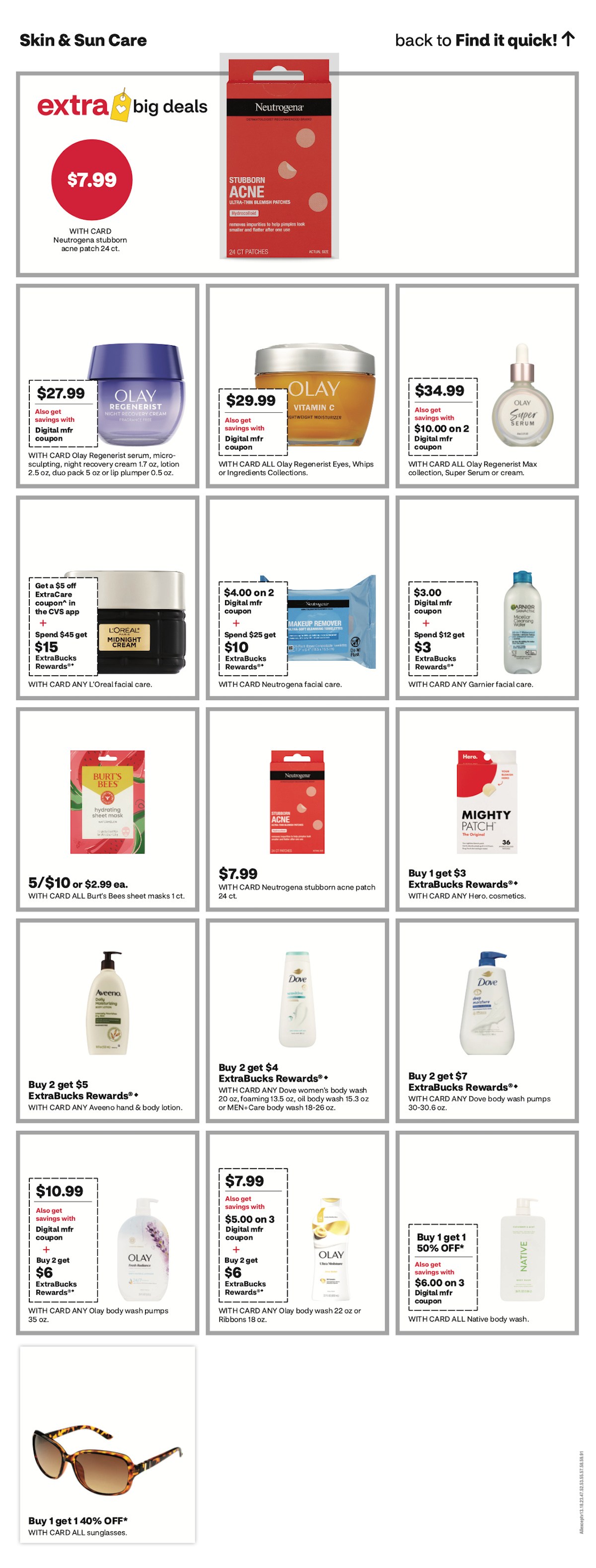 page from CVS ad