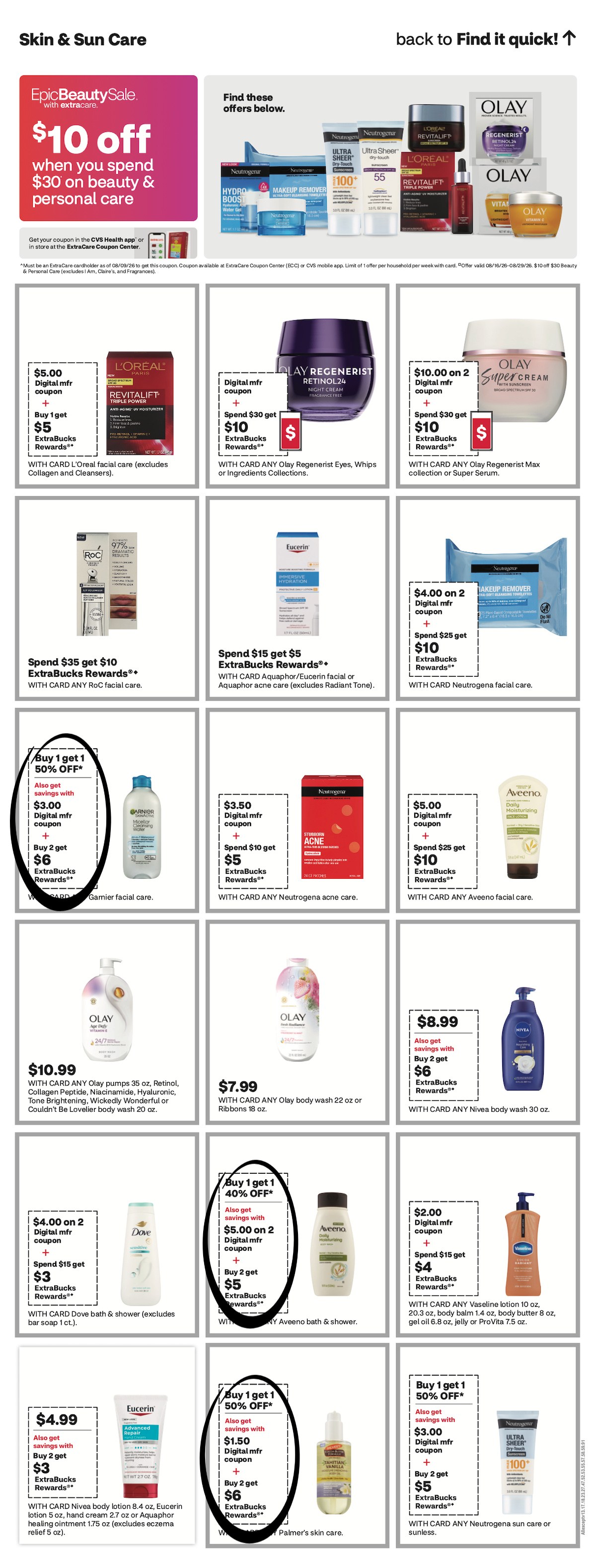 page from CVS ad