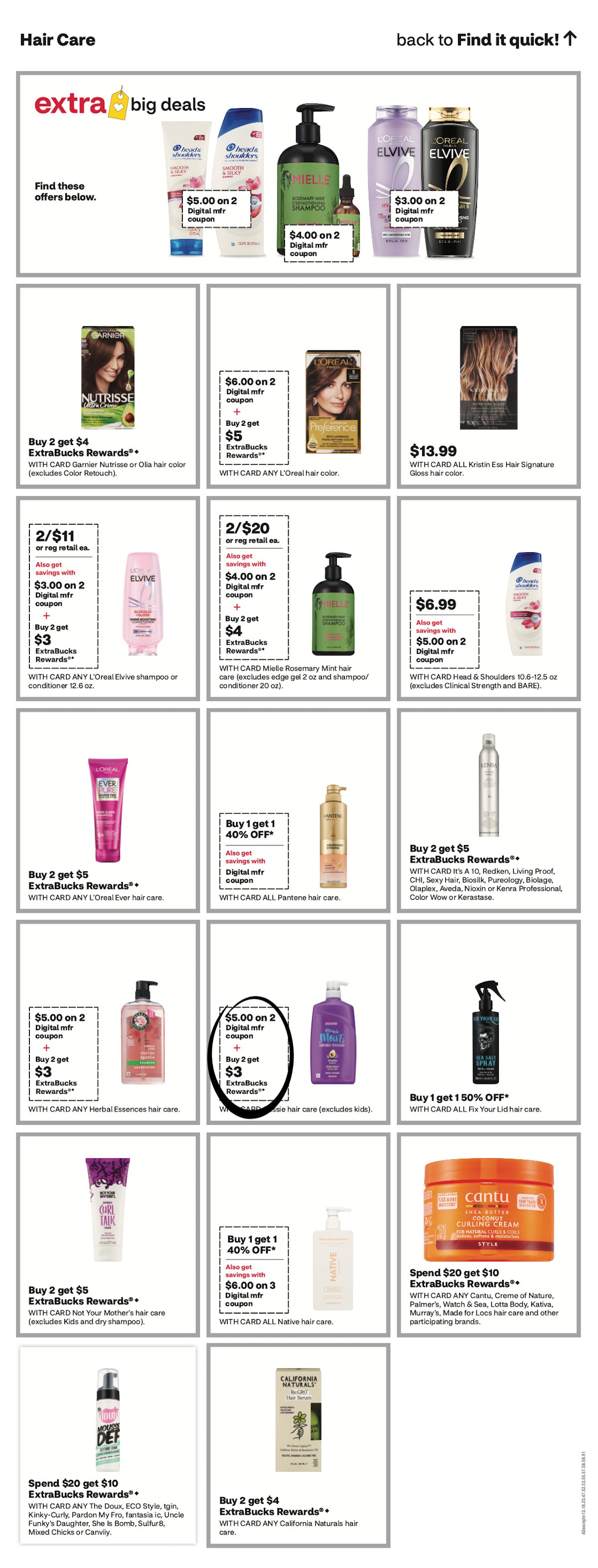 page from CVS ad