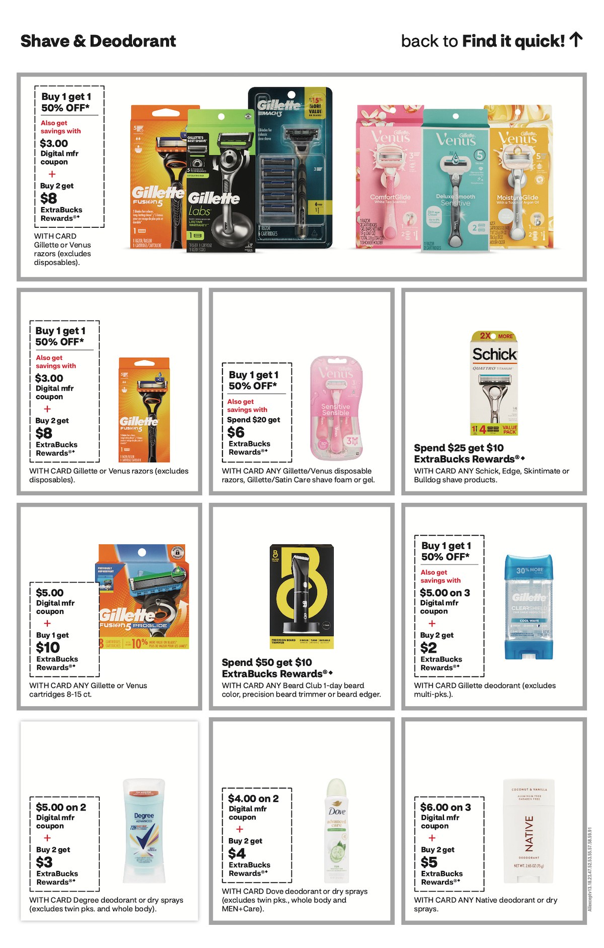 page from CVS ad