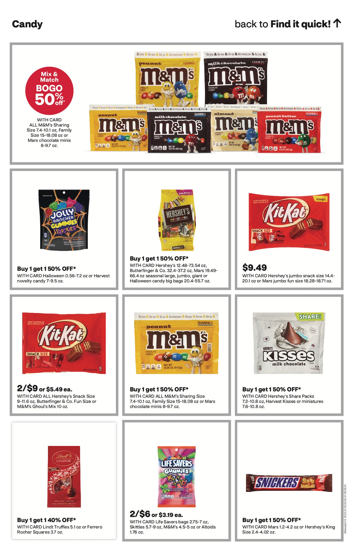 page from CVS ad