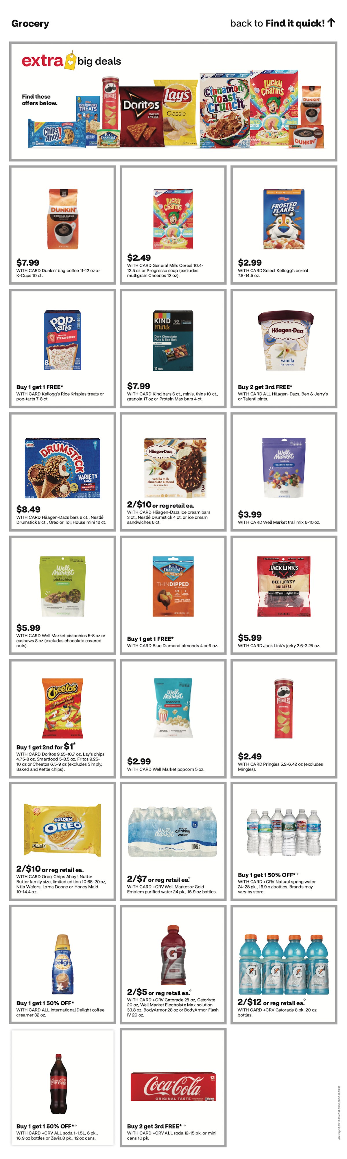 page from CVS ad