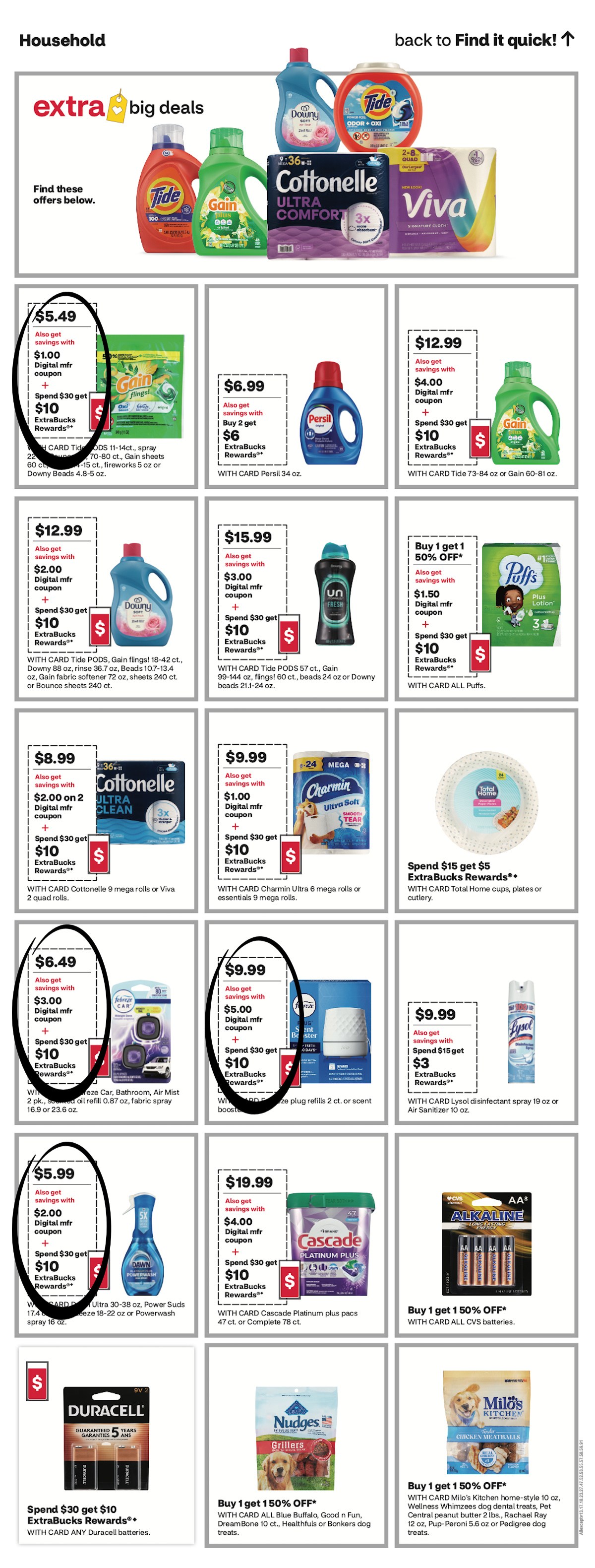 page from CVS ad