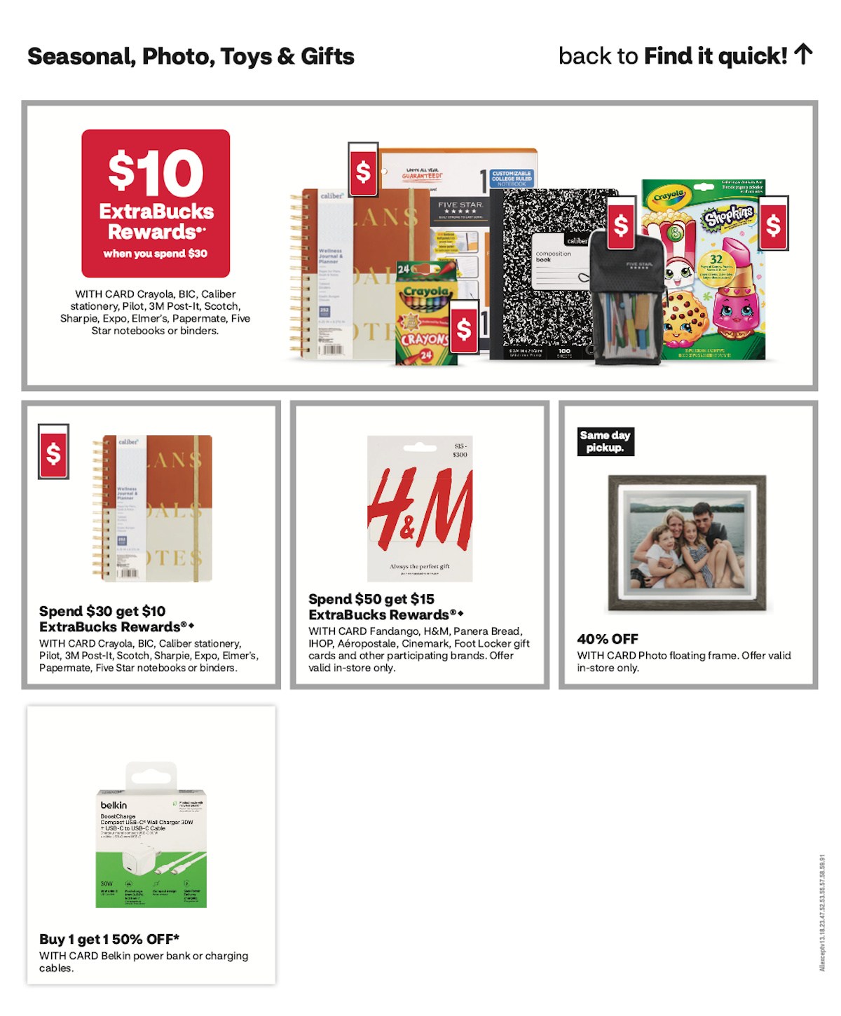 page from CVS ad