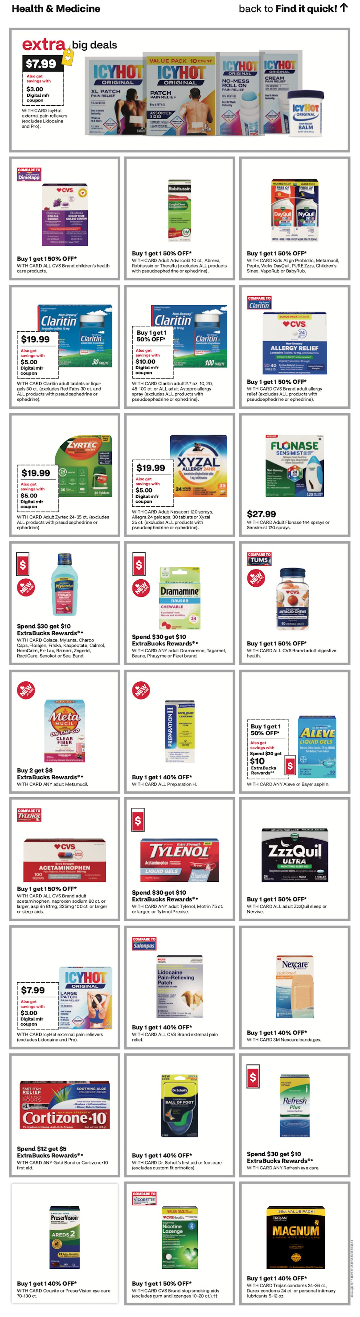 page from CVS ad