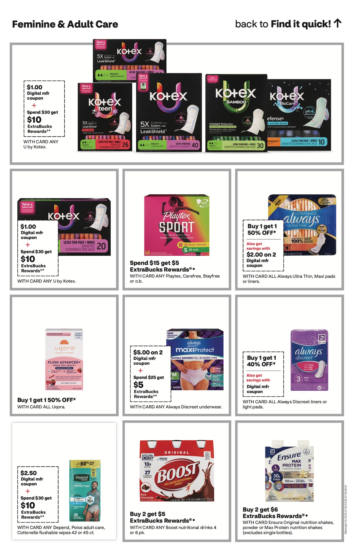 page from CVS ad