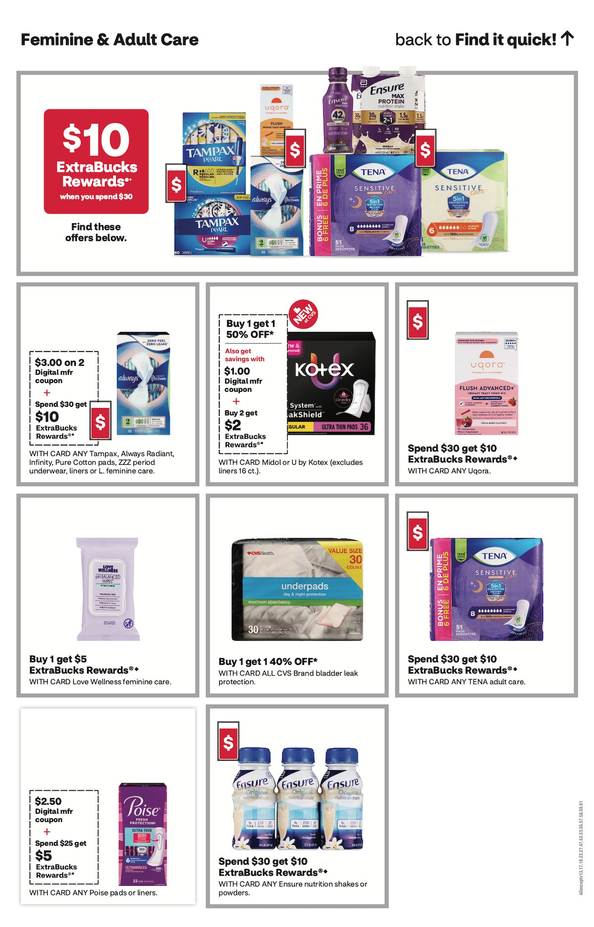 page from CVS ad