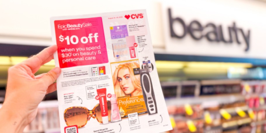 CVS Epic Beauty Sale: $10 Off $30 Coupon + Stackable Savings!