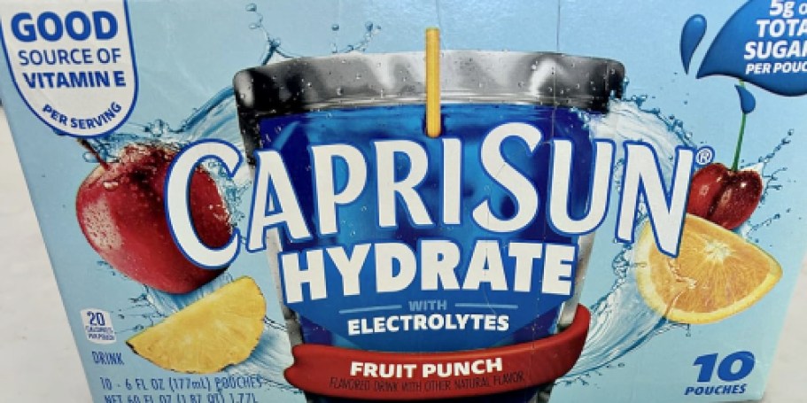 Capri Sun 10-Pack Just $2 Shipped on Amazon (Great for Lunch Boxes)