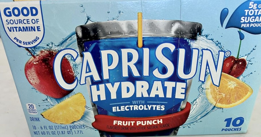 Capri Sun 10-Pack Just $2 Shipped on Amazon (Great for Lunch Boxes)