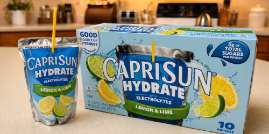 Capri Sun Electrolytes Drink Pouches 10-Packs Just $2 Each Shipped on Amazon