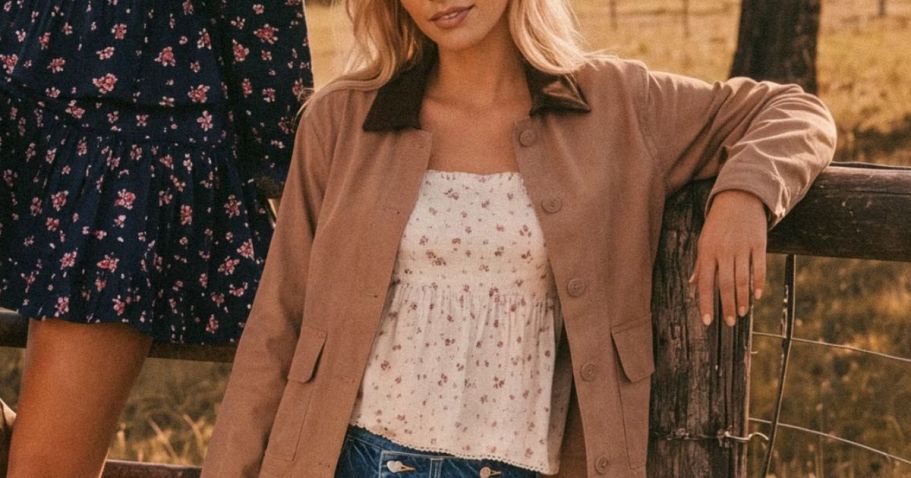 Trendy Fall Barn Jackets from $11 on Walmart.com (Reg. $27)