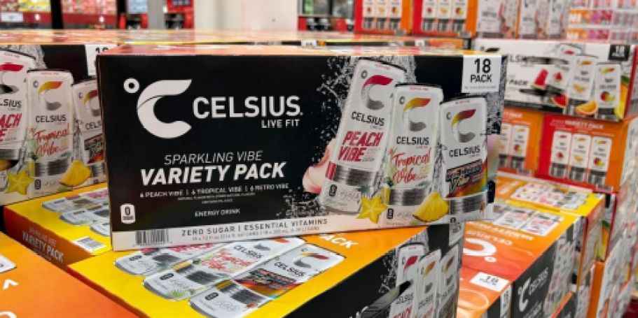 Celsius Energy Drink 18-Count Only $17.98 at Sam’s Club