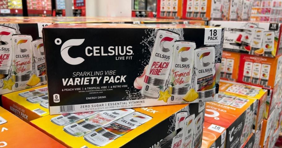 Celsius Energy Drink 18-Count Only $17.98 at Sam’s Club