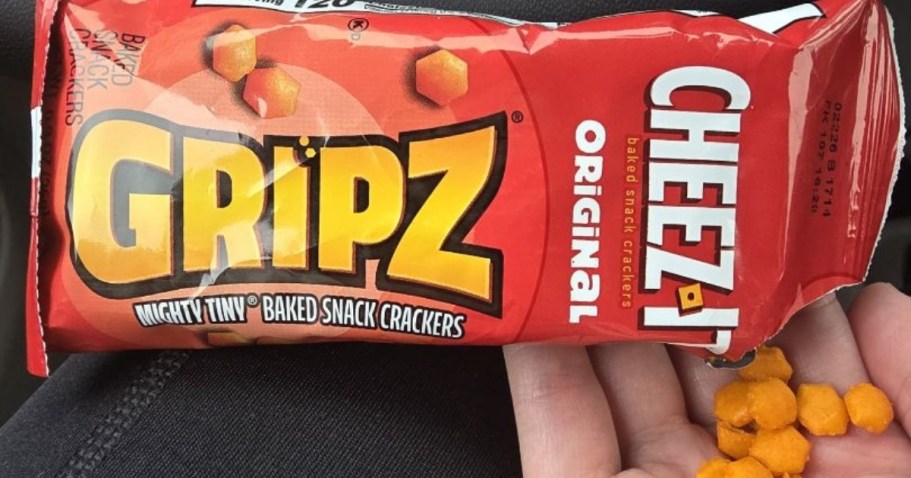 Cheez-It Gripz 12-Count Variety Pack Only $3.99 Shipped on Amazon