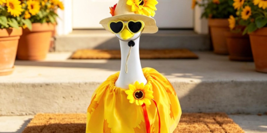 Fall & Halloween Porch Goose Outfits Only $7.99 on Amazon