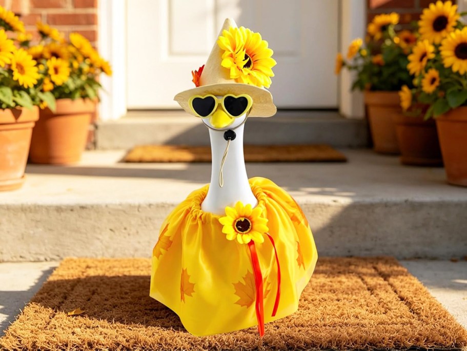 Fall & Halloween Porch Goose Outfits Only $7.99 on Amazon
