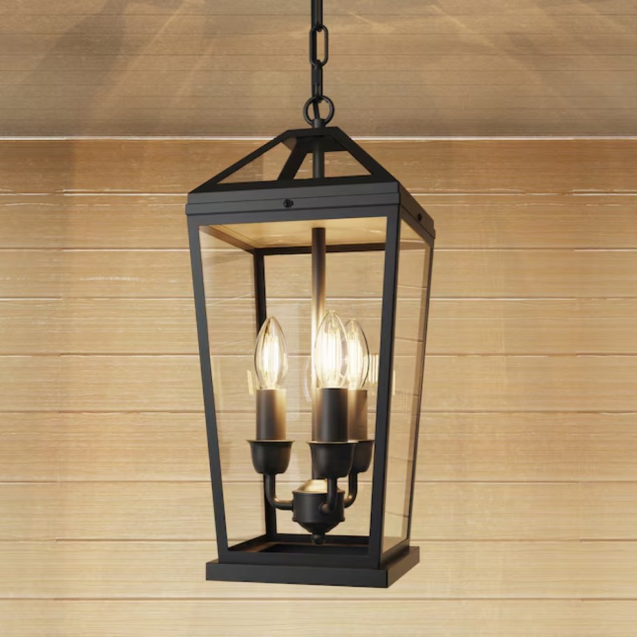 lantern style pendant fixture
