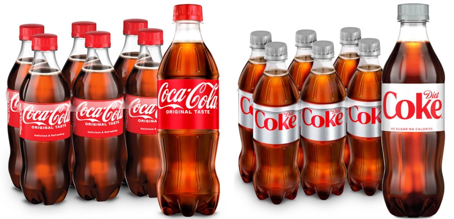 6-packs of Coca-Cola & Diet Coke sodas