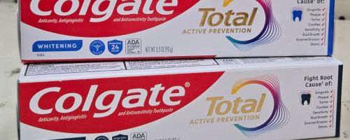 Two Colgate Total Toothpaste