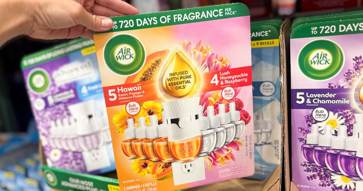Save on Air Wick Variety Packs at Costco (Includes Plug-In & 9 Scented Oil Refills!)