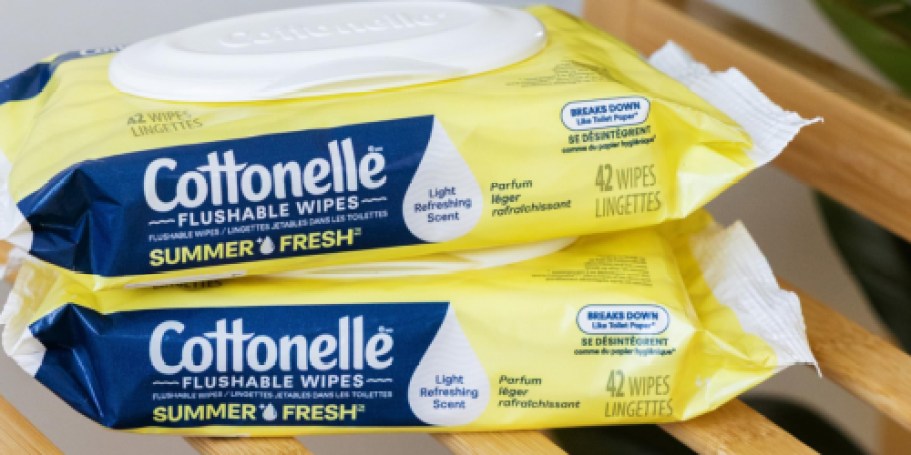 Cottonelle Flushable Wipes 2-Pack UNDER $3 Shipped on Amazon