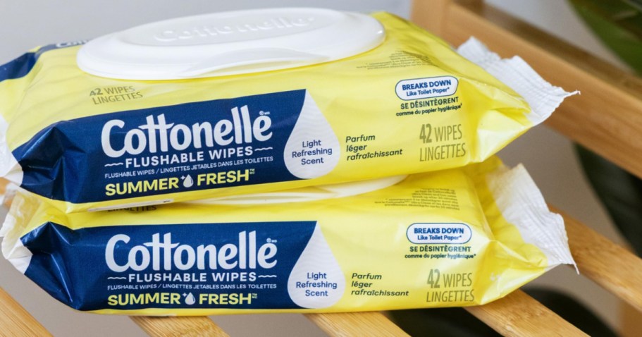 Cottonelle Flushable Wipes 2-Pack UNDER $3 Shipped on Amazon