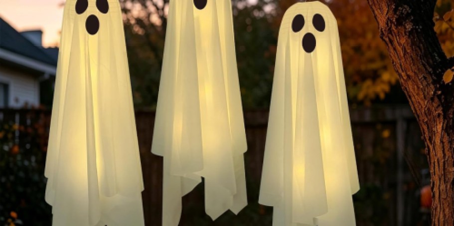 Hanging Light-Up Ghosts 3-Pack Only $13.59 on Amazon