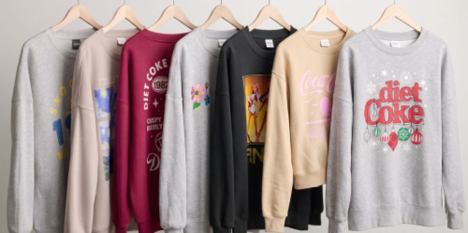*NEW* Diet Coke Graphic Sweatshirts on Kohls.com | Fun Styles from $22