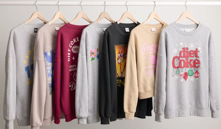 *NEW* Diet Coke Graphic Sweatshirts on Kohls.com | Fun Styles from $22