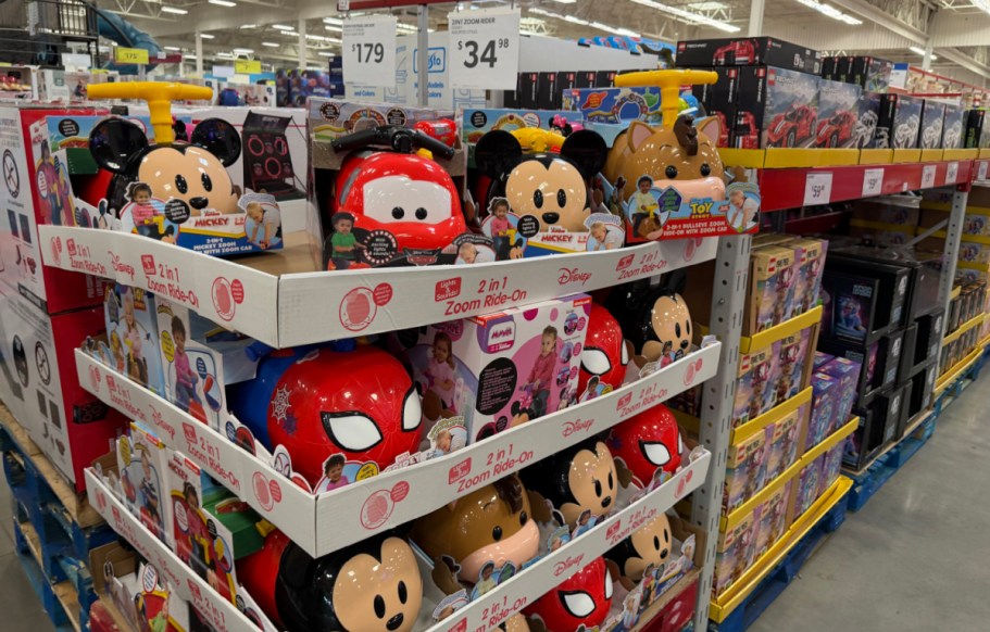 Disney Zoom Ride-On w/ Zoom Car Just $34.98 at Sam’s Club