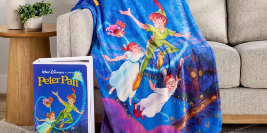 80s & 90s Kids, This One’s for You! Disney VHS Throw Blankets Just $19.98