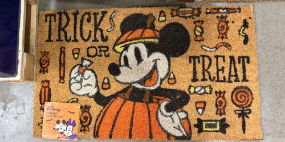 Fun New Halloween Doormats at Lowe’s | Disney, Bluey, Peanuts & More